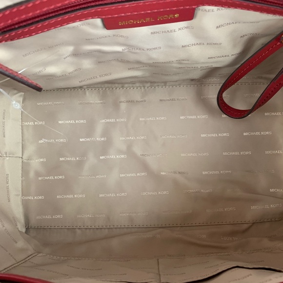 New Michael Kors Grayson Leather Satchel - Picture 8 of 8